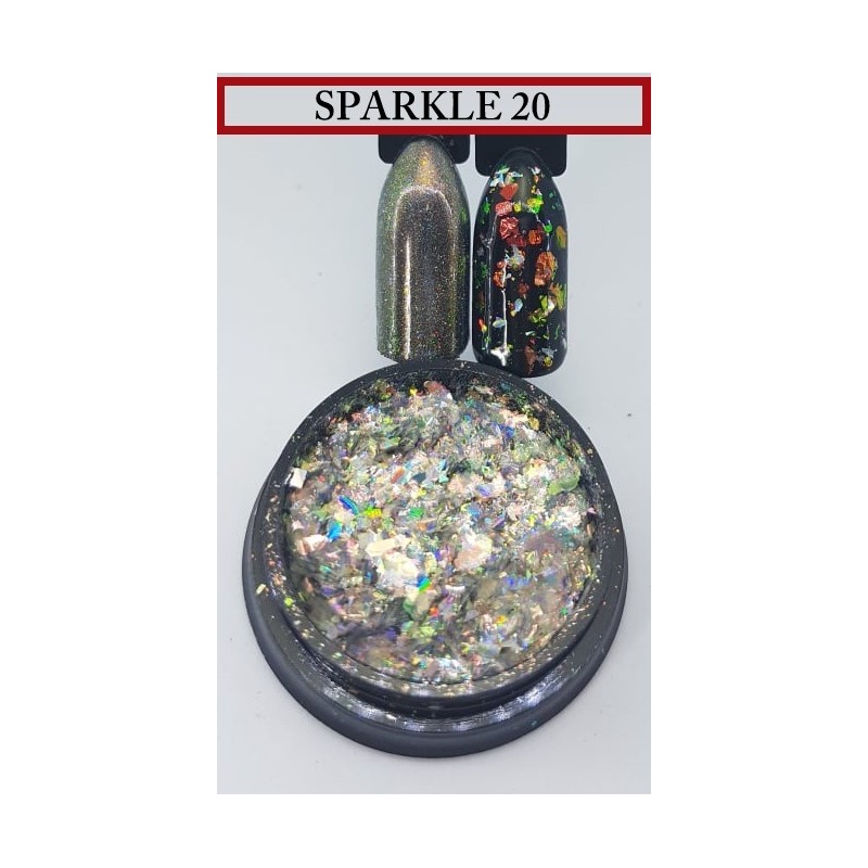 Polvere per unghie Sparkle N°20