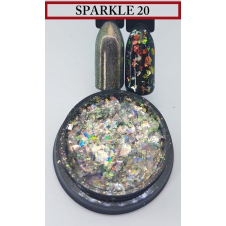 Polvere per unghie Sparkle N°20
