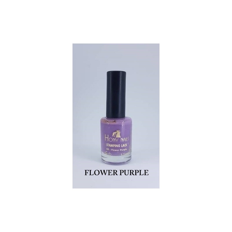 Smalto per stamping flower purple