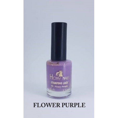 Smalto per stamping flower purple