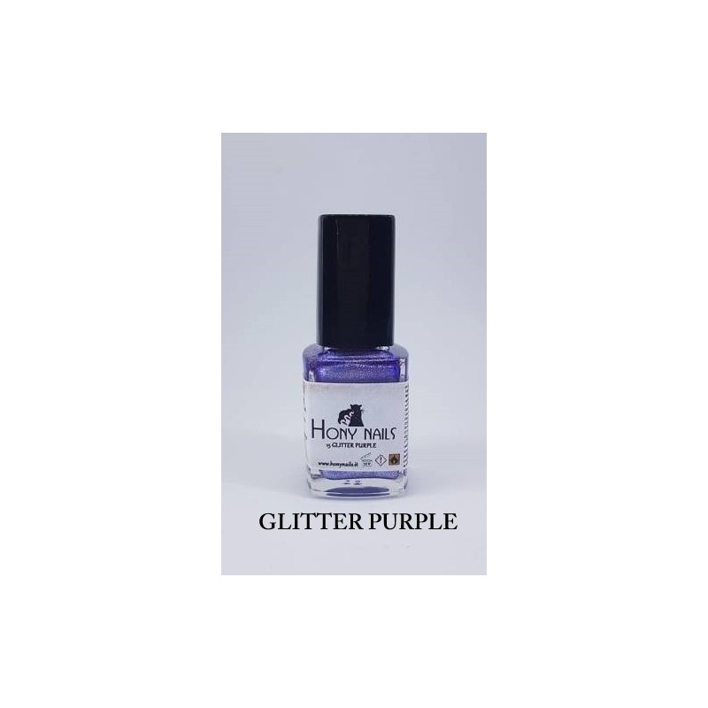 Smalto per stamping glitter purple