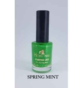 Smalto per stamping spring mint 2