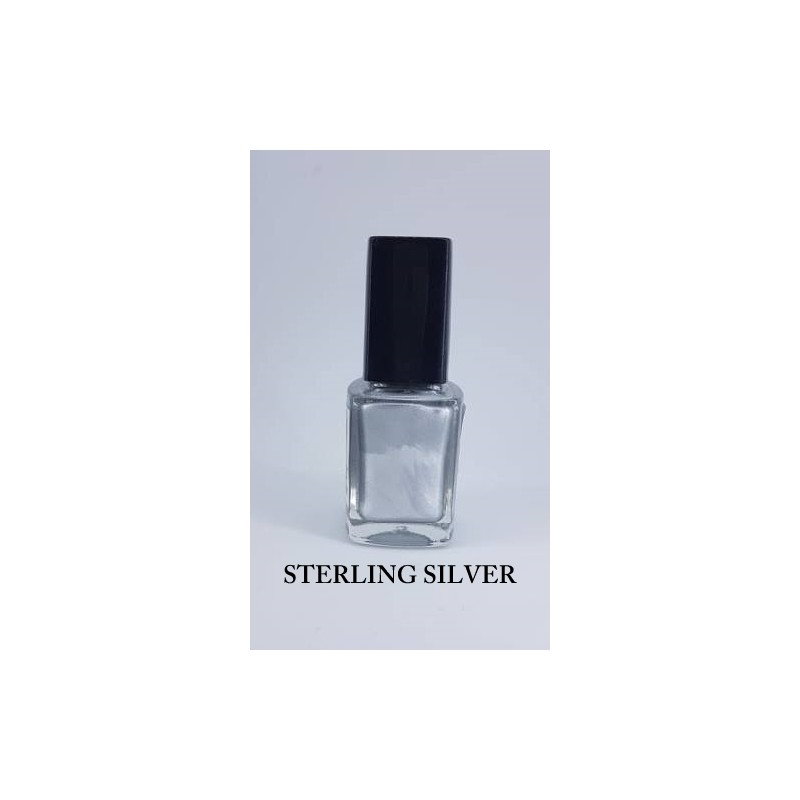 Smalto per stamping sterling silver
