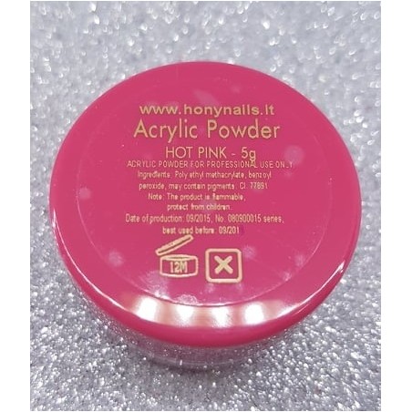 Polveri acriliche colorate Hot Pink - 5gr