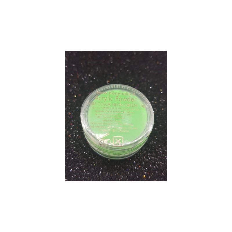 Polveri acriliche colorate Neon Green - 5gr