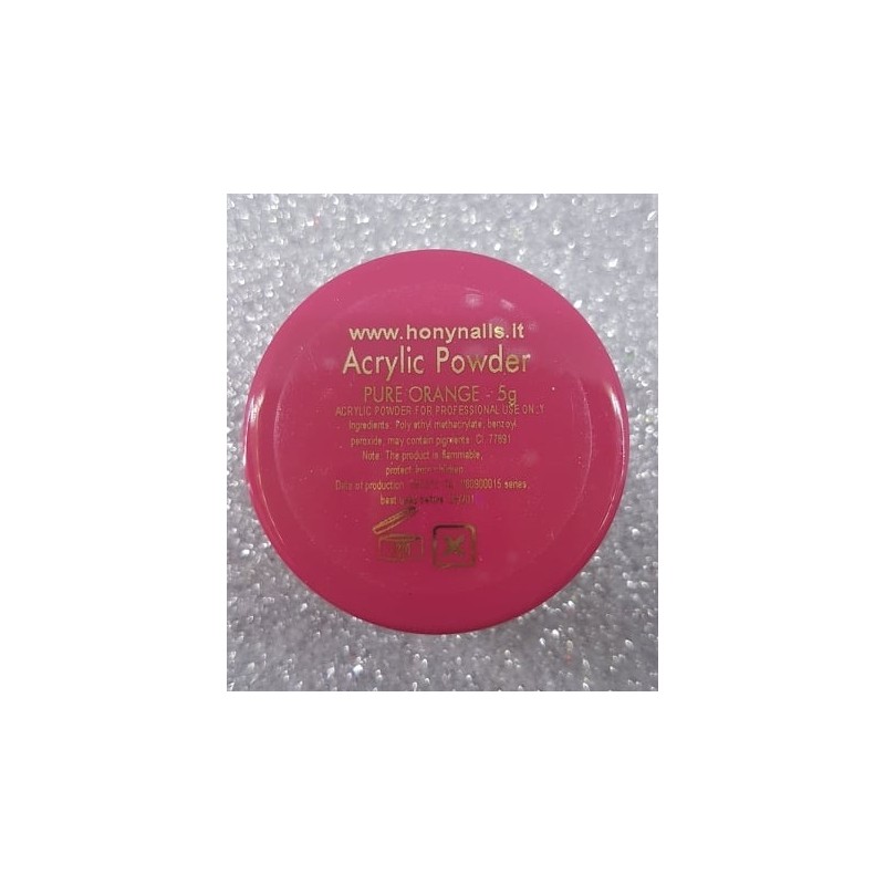 Polveri acriliche colorate Pure Orange - 5gr