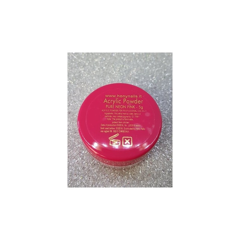 Polveri acriliche colorate neon pink- 5gr