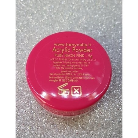Polveri acriliche colorate neon pink- 5gr
