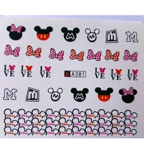 Water decals Walt Disney A381