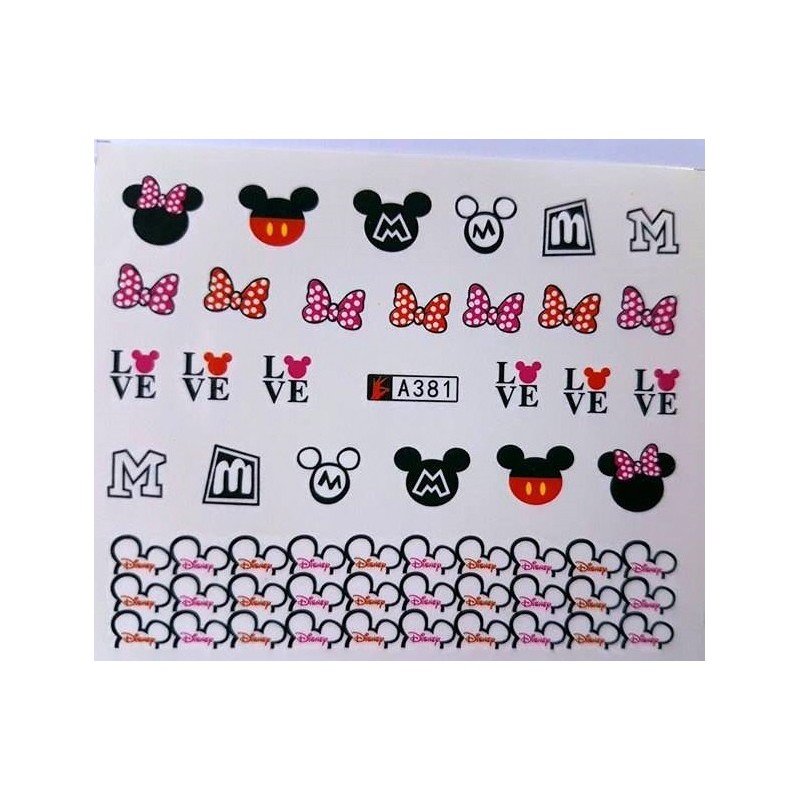 Water decals Walt Disney A381