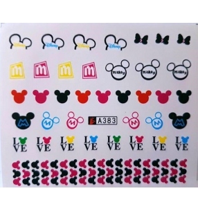 Water decals Walt Disney A383
