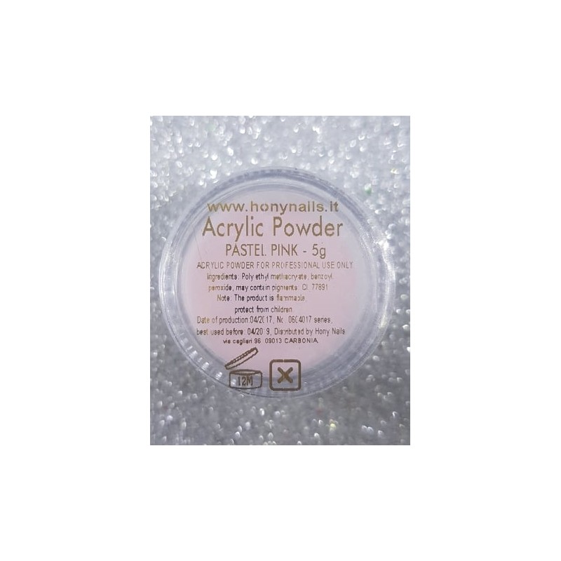 Polveri acriliche colorate Pastel pink- 5gr