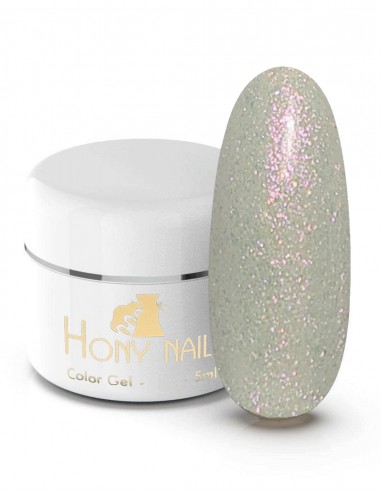 Gel Color Glimmer silver rose