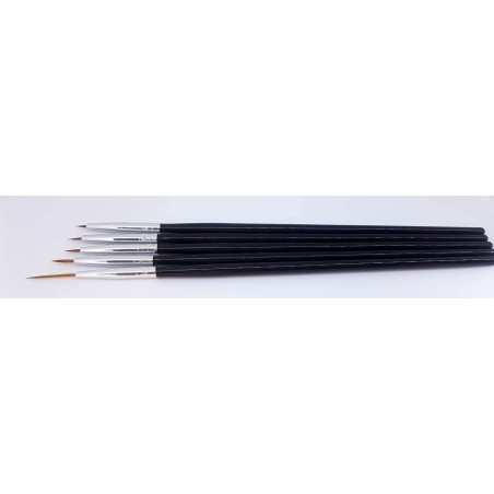 Kit 5 pennelli micropittura