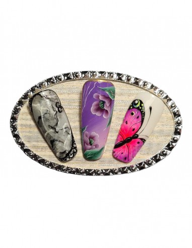 Espositore tip argento ovale