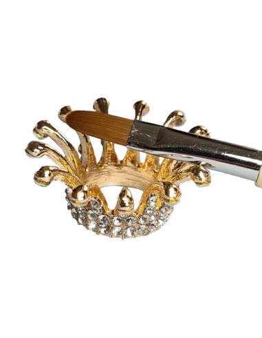 Poggia pennelli corona oro