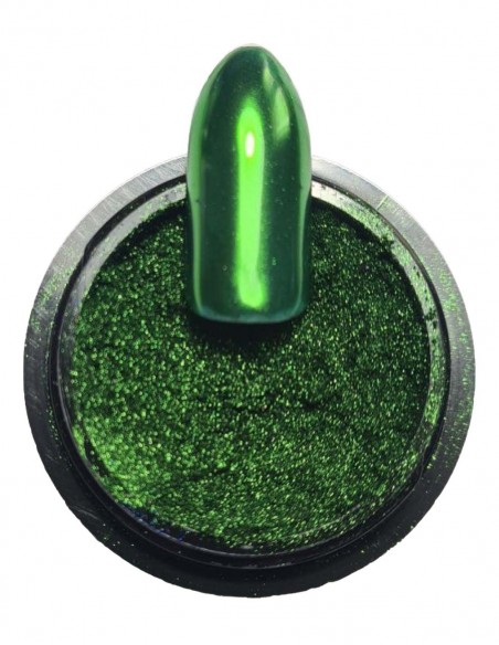 Polvere specchio verde 6