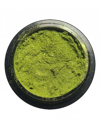Polvere specchio verde acido 18