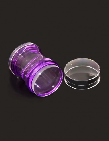 Timbro in silicone viola per stamping