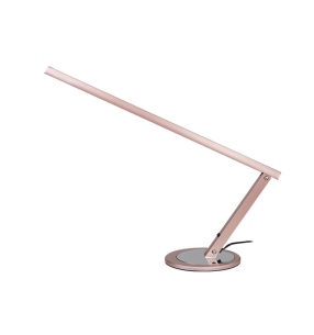 Lampada da tavolo neon rosa oro