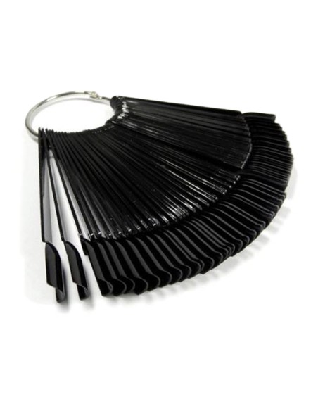 Espositore tip a ventaglio square nero 48 tip