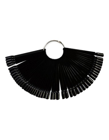 Espositore tip a ventaglio square nero 48 tip