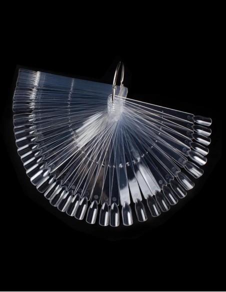 Espositore tip a ventaglio square trasparente 48 tip