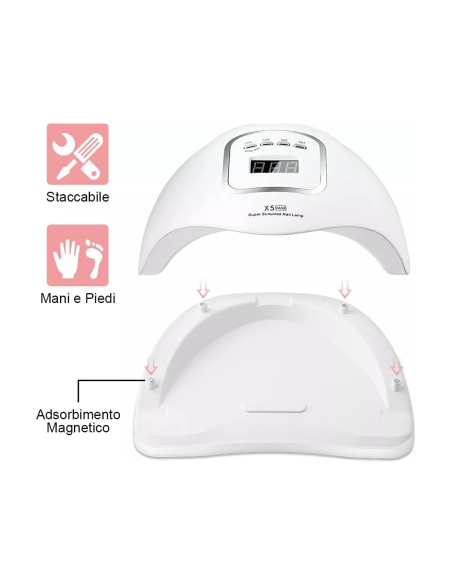 Lampada UV/LED SUN X5 MAX 180W