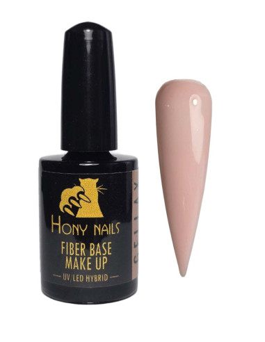 Base Rubber Make Up 10 ml – Hony Nails, colore nude naturale