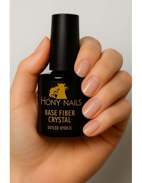 Base Fiber Crystal – Base Rinforzata Trasparente con Microfibre 10 ml