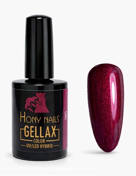 Smalto semipermanente bordeaux metallico Rouge Perlage 300 – manicure elegante e luminosa