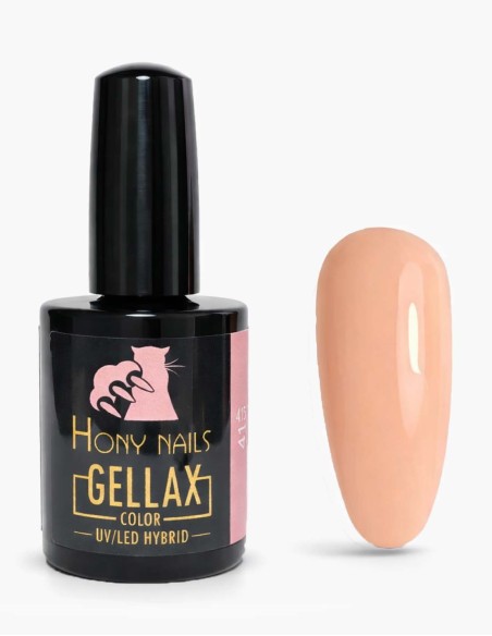 Smalto Semipermanente Hony Nails – Nude Glace 415, rosa nude delicato e raffinato, formula TPO Free.