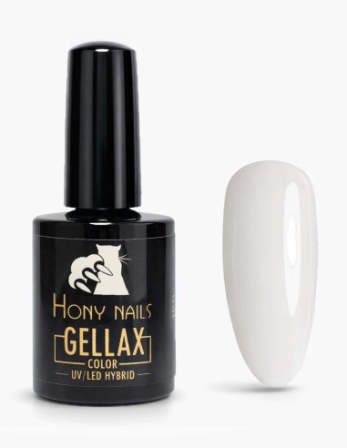 Smalto Semipermanente Hony Nails – My Fair 459, bianco puro e luminoso.