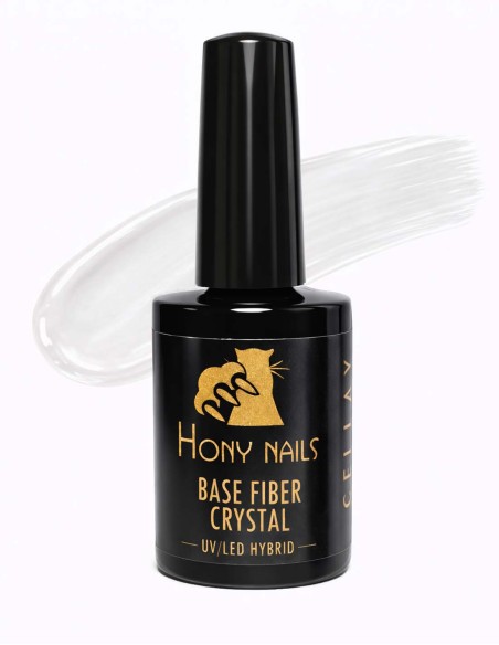 Base Fiber Crystal – Base Rinforzata Trasparente con Microfibre 10 ml