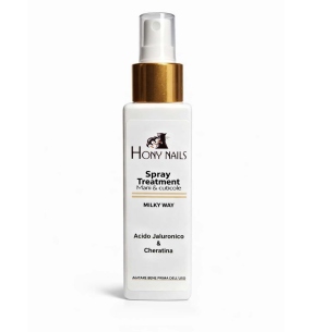 Trattamento spray mani Milky Way con acido ialuronico e cheratina Made in Italy Hony Nails