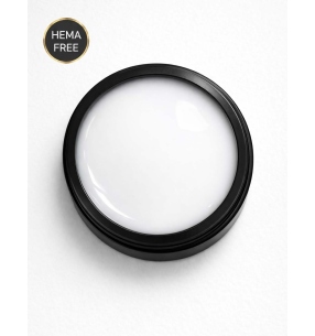 Monofasico Soft White 50ml HEMA free Hony Nails gel lattiginoso medio coprente barattolo aperto