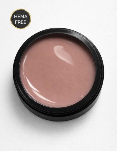 Monofasico Cover Dark 50ml HEMA free Hony Nails gel nude scuro naturale barattolo aperto