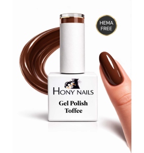 Gel Polish Toffee 12 ml HEMA Free Made in Italy Hony Nails marrone caramello professionale