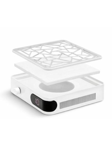 Sistema interno aspiratore unghie con filtro removibile
