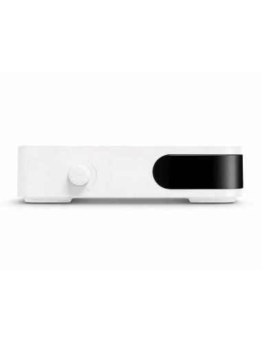 Vista frontale aspiratore unghie con regolazione e design compatto