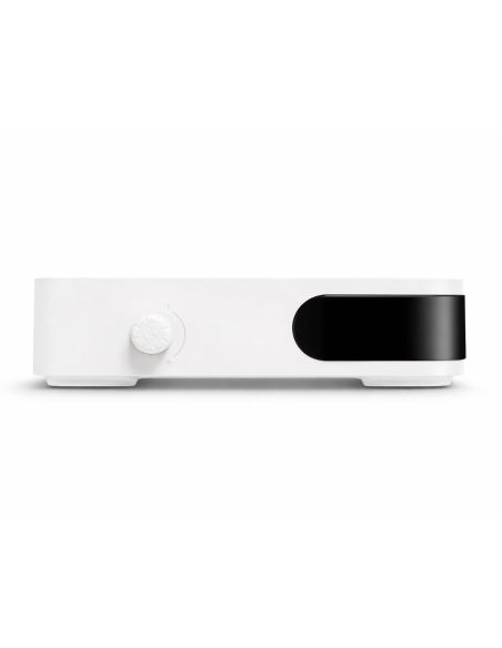 Vista frontale aspiratore unghie con regolazione e design compatto