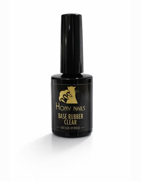 Base rubber clear Hony Nails UV LED per unghie professionali – base elastica autolivellante trasparente