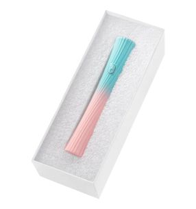 Mini lampada LED UV portatile per unghie rosa e turchese con scatola
