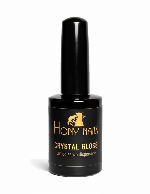 Lucido unghie senza dispersione Crystal Gloss 10 ml Hony Nails