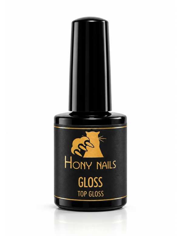 GLOSS Hony Nails 10 ml – Top coat con dispersione senza filtri UV