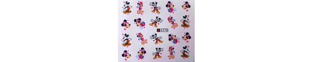 Water decals Walt Disney Hony nails