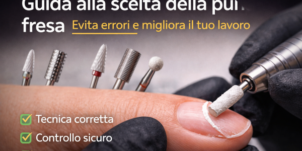 COME SI SCELGONO LE PUNTE DELLA FRESA PER UNGHIE?